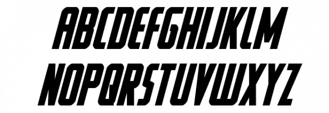 Watchtower Bold Italic 字体 小写