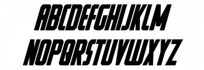 Watchtower Bold Italic Caratteri MINUSCOLO