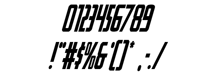 Watchtower Condensed Italic Font OTHER CHARS