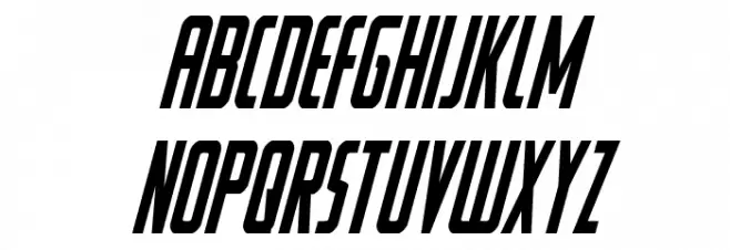 Watchtower Condensed Italic Fuentes MINÚSCULAS