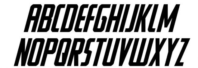 Watchtower Drop Italic Font UPPERCASE