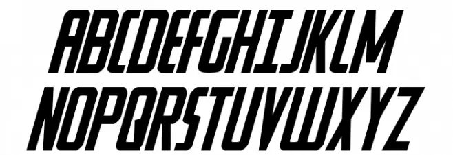 Watchtower Drop Italic フォント 大文字