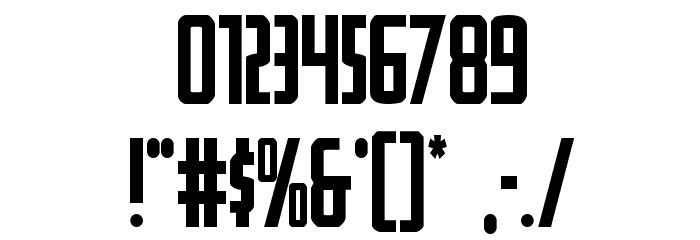 Watchtower Drop Regular Font OTHER CHARS