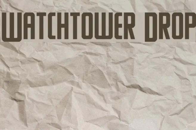 Watchtower Drop Example 1