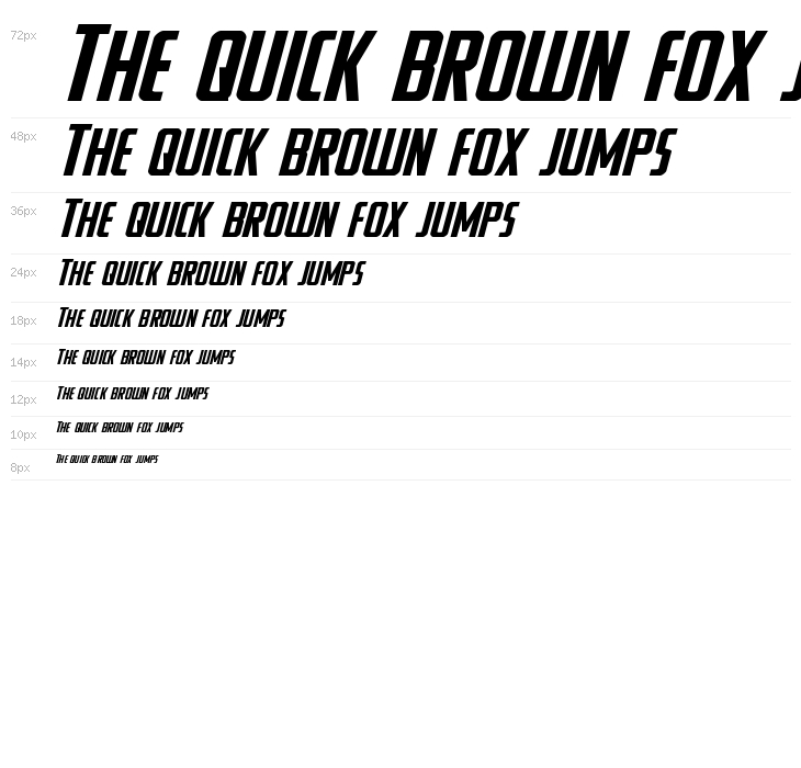 Watchtower Expanded Italic Waterfall