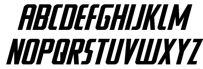 Watchtower Expanded Italic Font LOWERCASE