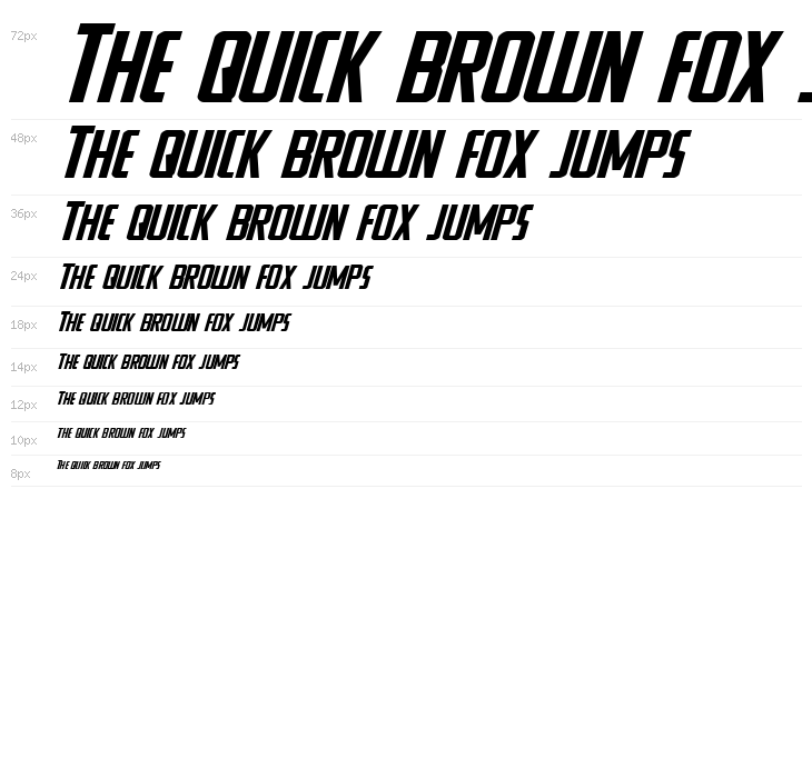 Watchtower Expanded Italic Waterfall