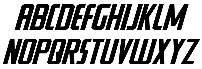 Watchtower Expanded Italic Font LOWERCASE