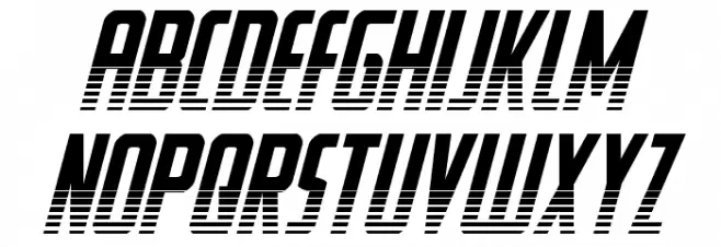 Watchtower Halftone Italic خط أحرف كبيرة