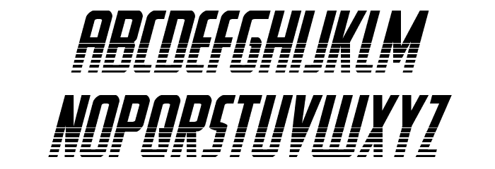 Watchtower Halftone Italic Font LOWERCASE