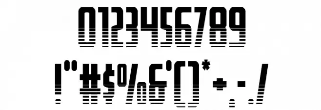 Watchtower Halftone Font OTHER CHARS