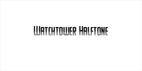 Watchtower Halftone Logo