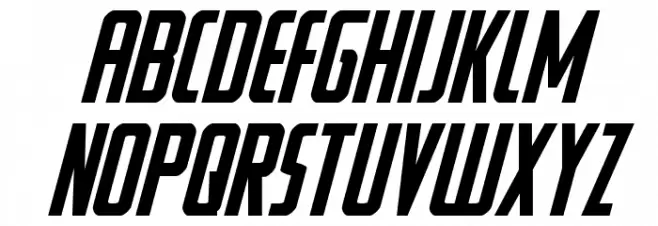 Watchtower Italic 字体 大写