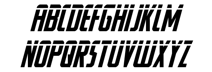 Watchtower Laser Italic Font LOWERCASE