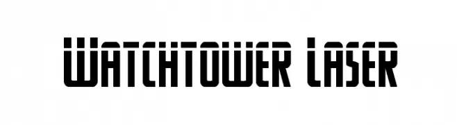 Watchtower Laser  Free Fonts Download