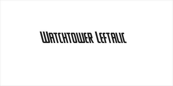 Watchtower Leftalic Logo
