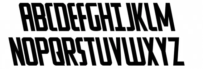 Watchtower Leftalic Schriftart Groß