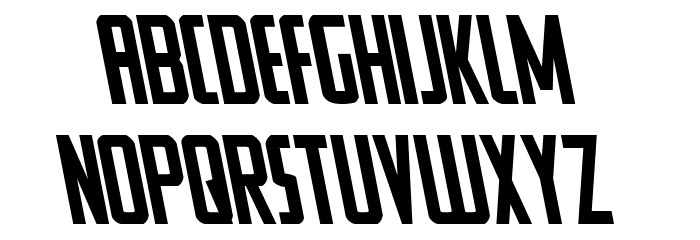 Watchtower Leftalic Font LOWERCASE