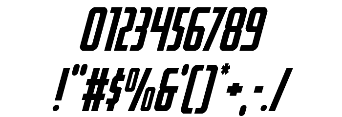 Watchtower Middle Italic Font OTHER CHARS