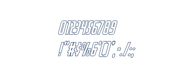 Watchtower Outline Italic Other Characters