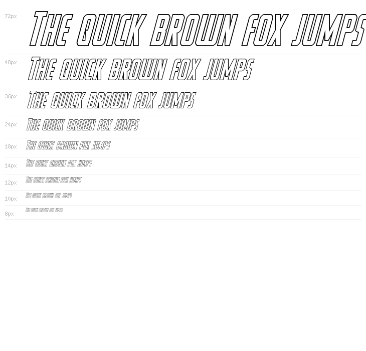 Watchtower Outline Italic Font | Free Download (TTF/OTF) | FFonts.net