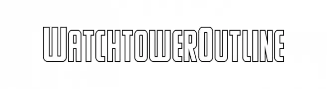 Watchtower Outline  baixar fontes gratis