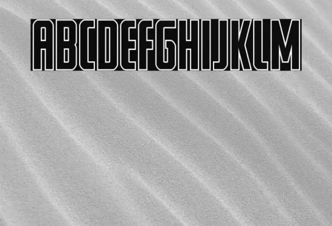 Watchtower Outline Font examples