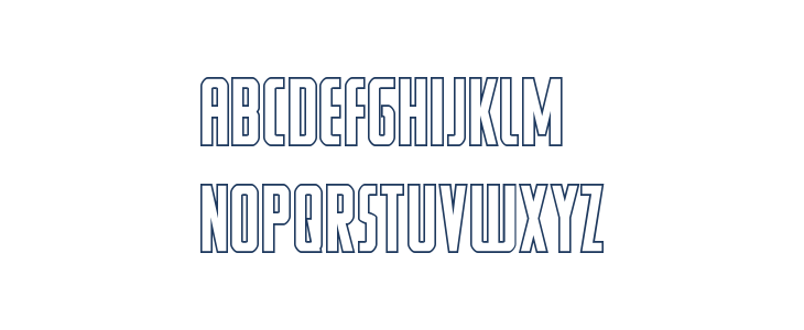 Watchtower Outline Lowercase