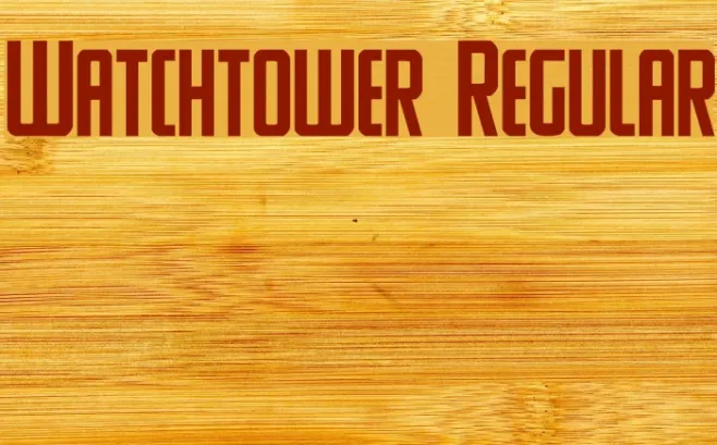 Watchtower Regular Example 1