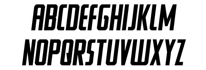 Watchtower Semi-Italic Font LOWERCASE