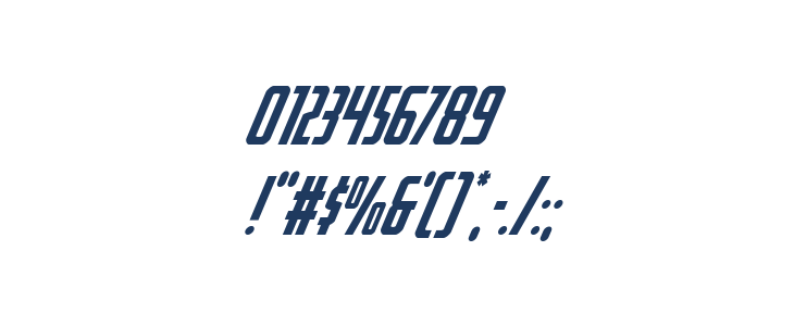 Watchtower Super-Italic Other Characters