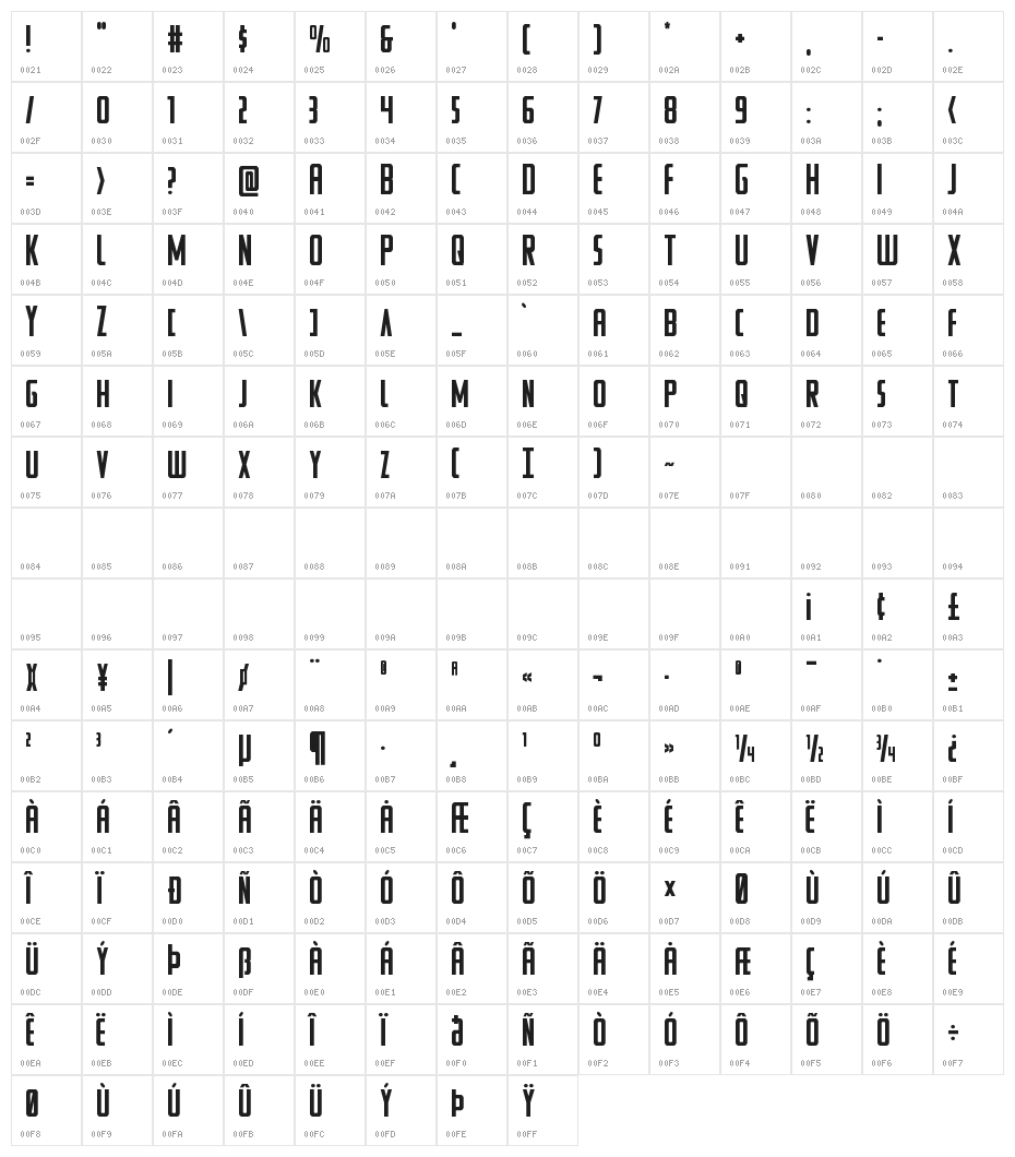 Watchtower Title Character Map