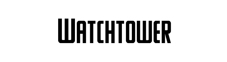 Watchtower Font