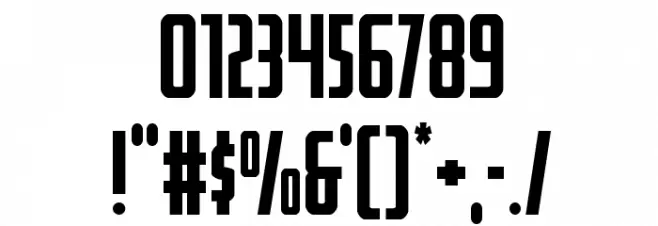 Watchtower Font OTHER CHARS