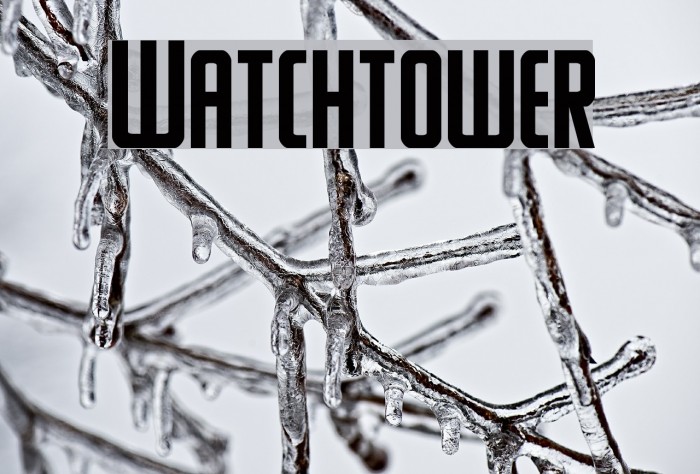 Watchtower Font examples