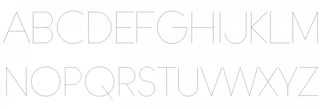 Watchword Hairline Demo Fonte MAIÚSCULAS
