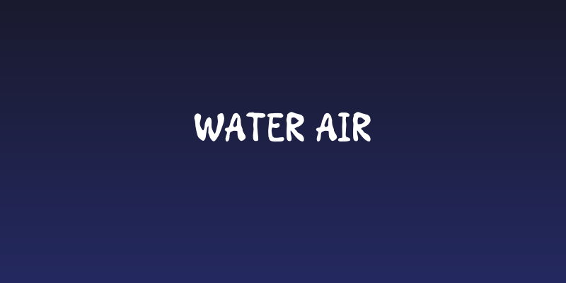 Water Air Social Header