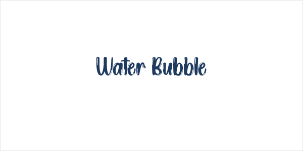 Water Bubble Logo