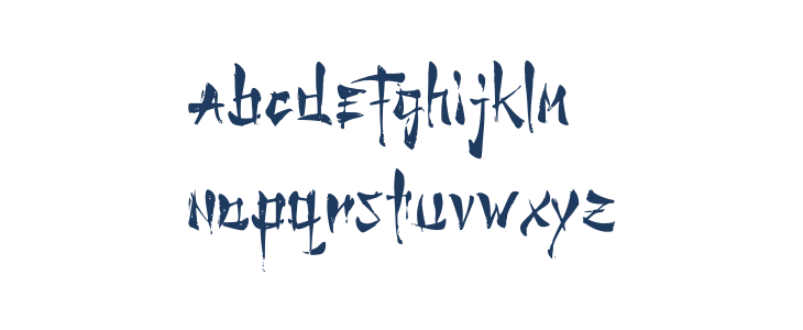 Water Dragon Lowercase