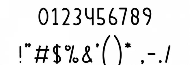 Water Flow Font OTHER CHARS