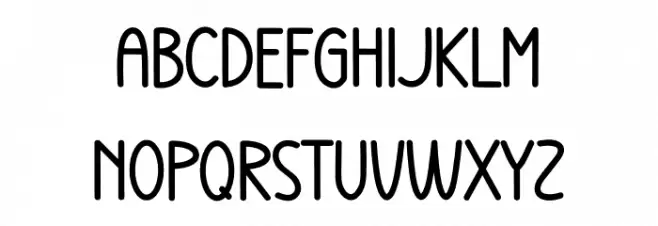 Water Flow 字体 大写
