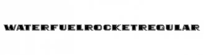 Water Fuel Rocket Regular  font caratteri gratis