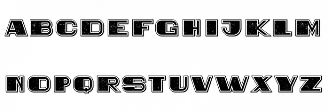 Water Fuel Rocket Regular Schriftart Groß