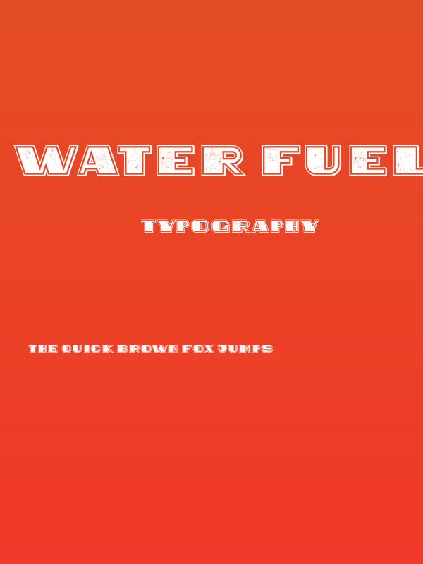 Water Fuel Rocket Regular Poster