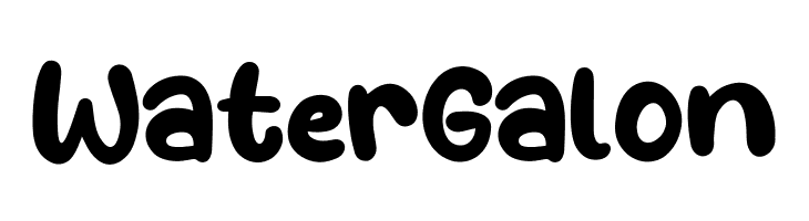 Water Galon  Free Fonts Download