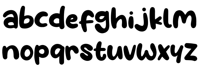 Water Galon Font LOWERCASE