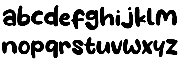 Water Galon Font LOWERCASE