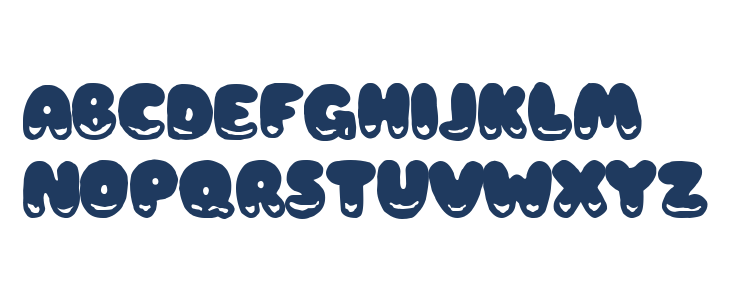 Water Pool Club Lowercase