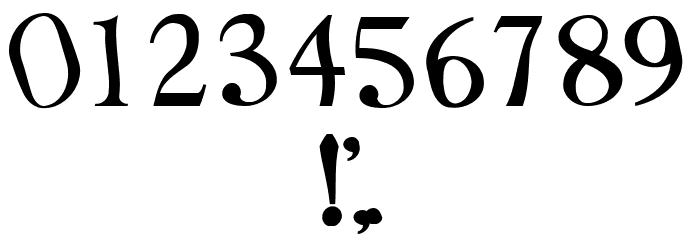Water Resistant Regular Font OTHER CHARS