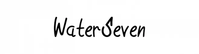 Water Seven  Frei Schriftart Herunterladen
